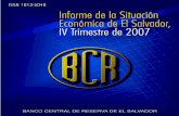 Situación Económica de El Salvador - IV Trimestre de 2007 · 2012. 5. 3. · 5 La principal economía del mundo ha desacelerado el crecimiento económico en el último trimestre