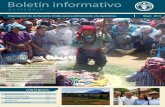 Boletín informativo Guatemala, Mayo 2013q’eqchi’s, de los territorios que ocupaban en esa región. El estudio fue comentado por representantes de tres entida-des académicas nacionales: