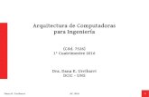 Arquitectura de Computadoras para IngenieríaCapítulo 5 y Apéndice B. David A. Patterson & John L. Hennessy. Computer Organization and Design. The Hardware/Software Interface. Elsevier