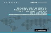 hacia un nuevo marco legal para las donaciones en chile...HACIA UN NUEVO MARCO LEGAL PARA LAS DONACIONES: ANÁLISIS COMPARADO CHILE, AMÉRICA LATINA, OCDE Publicación del Centro de