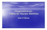 Diagnosticando Fallas En Equipo Electricosvasd.com/.../2014/02/E_Refrigeration_Avenzada_JoseGarcia.pdf · 1000 ohms . La Resistencia Varia • Cada persona ... Cuando el termino es