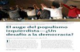 El auge del populismo izquierdista—¿Un desafío a la democracia? · 2017. 8. 2. · Una vista aérea del barrio La Cava (arriba) y una comunidad suburbana cerrada (abajo) en las