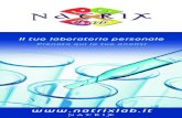 Il tuo laboratorio personale - NatrixLabIl tuo laboratorio personale Prenota qui le tue analisi REV. 10 - 10/03/2020 NATRIX S.r.l.u. Via F. Cavallotti, 16 - 42122 - Reggio Emilia -