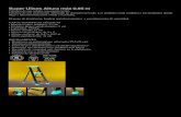 Super Ulises Altura máx 0,95 m - CEMAUSA · 2017. 9. 28. · Super Ulises Altura máx 0,95 m Taburete de una subida con guardacuerpo. Taburete de uso profesional fabricado en aluminio