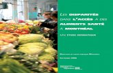 Les disparités dans l'accès à des aliments santé à ......galités de santé à l’égard de l’accès à des aliments santé dans les environnements urbains1-5. Une littérature