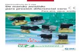 Electroválvula de 2 vías De mando asistido para presión ...smc.com.mx/wp-content/uploads/2020/09/VXZ2_cat_es.pdf · Para aire, agua, aceite De mando asistido y de 2 vías para