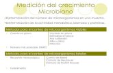 Medición del crecimiento Microbiano - UNAMdepa.fquim.unam.mx/.../MedicionCrecimiento_26089.pdfMedición del crecimiento Microbiano •Determinación del número de microorganismos