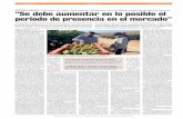 ONIO LUENGO / “Se debe aumentar en lo posible el periodo de … · 2020. 11. 17. · / RM “Se estima que la producción de limón de Murcia pueda suponer un 63% de la producción