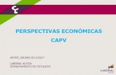 PERSPECTIVAS ECONÓMICAS CAPV - Adypeadype.org/wp-content/uploads/2017/11/03... · PERSPECTIVAS ECONÓMICAS CAPV. INDICE 1. CAPV 2. Índice de competitividad regional. 1. CAPV INDICE.