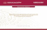 Educación Básica · 2020. 12. 14. · Disposiciones enerales del Proceso de elección para la Admisión del personal docente y técnico docente en Educación Básica nidad del Sistema