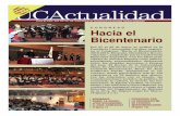 Hacia el Bicentenario - UCAwadmin.uca.edu.ar/public/ckeditor/Revista UCActualidad/Archivo... · Del 27 al 29 de mayo, se realizó en la UCA el Congreso “Hacia el Bicentenario, 2010-2016.