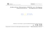 Adeudos Directos SEPA en fichero electrónico Esquema B2Bnormativafinanciera.com/normafin/hemero.nsf/0... · 2019. 2. 12. · C19.44 – Cuaderno adeudos directos SEPA – Esquema