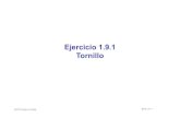 Ejercicio 1.9.1 Tornillocad3dconsolidworks.uji.es/.../Ejercicio_1_9_1.pdf · 2020. 4. 6. · © 2018 P. Company y C. González Ejercicio 1.9.1 / 4 Estrategia Dibuje un boceto del