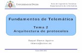 Tema 2 Arquitectura de protocolosdi002.edv.uniovi.es/~fcano/ft/teoria/Tema2-Arquitecturas_de_protocolos.pdf– Conexión de redes heterogéneas • Capa de transporte: – Tipo de