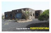 Casa de diseño en FUERTEVENTURA - Fincas Zubiri Fuerteventura.pdf · - La casa se ubica a unos 6 Km de Villaverde (acceso por FV-101) y a unos 13 Km de Corralejo. - Cerca del Parque