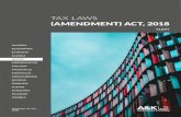 TAX LAWS (AMENDMENT) ACT, 2018 - Africa Legal Network...The supply of natural water, excluding bottled water, by a National Government, County Government, any political subdivision