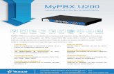 MyPBX U200 Datasheet en - TECTEL Tecnología Telefónica S.A.ataque y abusos con cortafuegos Ahorro de Energía Sistemas de Respaldo con bajo consumo de energía para su oficina verde