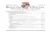 ADMINISTRACIÓN LOCAL...formativas incluidas en el Plan de Formación de Diputación Provincial de Cáceres para el año 2.016 que se recogen en el Anexo I 2o Aprobar las Acciones