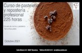 Curso de cocina profesional 225 horas - Escuela Terra d'Escudella · 2020. 11. 12. · Curso de pastelería y repostería profesional 225 horas Escuela de cocina y pastelería Terra