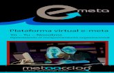 Plataforma virtual e-meta · 2016. 11. 10. · La plataforma e-meta envía a los participantes el acceso al cuestionario, vía e-mail. Al terminar el procedimeinto, la plataforma