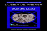Domund y Mes Misionero Extraordinario DOSIER DE PRENSA · En 2018, los españoles enviaron a las Misiones 11.726.397,58€, que fueron recaudados en la Jornada del Domund de 2017,