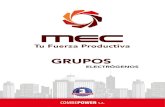 GRUPOS - mec-argentina.com.armec-argentina.com.ar/wp...mec-Grupos-electrogenos... · GRUPOS ELECTRÓGENOS GRUPO ELECTRÓGENO INDUSTRIALES Modelo: YNS40YC I. DATOS GENERALES Potencia