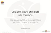 MINISTERIO DEL AMBIENTE DEL ECUADOR · 2020. 9. 15. · Fuente: mentefactura, en base a entrevistas a profundidad NUEVA MATRIZ PRODUCTIVA . INCLUSION SOCIAL Y ECONÓMICA EN EL ACCIONAR