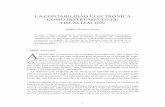 LA CONTABILIDAD ELECTRÓNICA COMO INSTRUMENTO DE …coordinacioneditorialfacultadderecho.com/assets/derecho... · 2020. 4. 14. · sión del registro de operaciones, asegurar la corrección