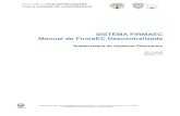SISTEMA FIRMAEC Manual de FirmaEC Descentralizada... | Quito-Ecuador Página 4 1. ANTECEDENTES La Ley de Comercio Electrónico, Firmas Electrónicas y Mensajes de Datos, publicado