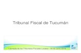 Tribunal Fiscal de Tucumán - Consejo...Tribunal Fiscal de Apelaciones tenga competencia plena en el tratamiento de los planteos de los respectivos contribuyentes. • En ese sentido