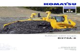 D 375 - QDQ · 2017. 3. 15. · Circuito eléctrico altamente fiable La nueva generación de bulldozers de Komatsu cuenta con un cablea-do eléctrico especial y reforzado, cubierto