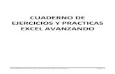 CUADERNO DE EJERCICIOS Y PRACTICAS EXCEL AVANZANDOiabdesign1415.weebly.com/uploads/1/3/6/8/13688955/... · 2019. 6. 7. · CUADERNO DE EJERCICIOS Y PRACTICAS EXCEL AVANZADO Página
