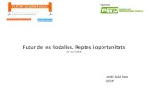 Futur de les Rodalies. Reptes i oportunitatsDesonnetar l’Estaió de França de la xarxa de Rodalies i de Regionals: • Crear nova terminal de Regionals al nord: Sant Andreu Comtal