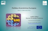 Política Económica Europea. Tema 5. El Mercado Único · 2017. 5. 8. · Política Económica Europea. Tema 5. El Mercado Único Author: Judith Clifton y Marcos Fernández Gutiérrez