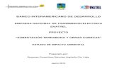 BANCO INTERAMERICANO DE DESARROLLO - ENATREL · 2017. 2. 22. · Proyecto “Subestación Terrabona y Obras Conexas” Estudio de Impacto Ambiental Empresa Nacional de Transmisión