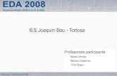 IES Joaquín Bau - Tortosarecursostic.educacion.es/multidisciplinar/wikididactica... · 2011. 8. 22. · IES Joaquín Bau - Tortosa Evaluación de la experimentación: NOTAS (de Matemáticas):