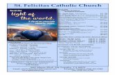 St. Felicitas Catholic Church2020.pdf · 2020. 2. 20. · 1662 Manor Blvd. San Leandro, CA 94579 Email: stfelicitaschurch@comcast.net Telephone Number (510) 351-5244 Fax (510) 351-5730