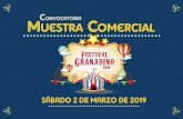 Festival Granadino · 2019. 2. 1. · festival granadinofestival granadinosábado 2 DE MARZO DE 2019sábado 2 DE MARZO DE 2019 Muestra omercialuestra omercialC GranadinoFestival 2019