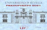 PRESUPUESTO 2021servicio.us.es/gesteco/presupuesto-cuenta/presupuesto...El presupuesto de la Universidad de Sevilla para el ejercicio 2021 fue informado favorablemente por el Consejo
