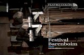 Festival Barenboim · 2017. 7. 28. · ofreció su versión de los dos libros de El clave bien temperado de Bach. Su primera visita junto a la Orquesta West-Eastern Divan se produjo