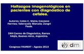 Hallazgos imagenológicos en pacientes con diagnóstico de cefalea.congreso.faardit.org.ar/uploads/2015/poster/2015_700_PC... · 2019. 2. 19. · •En nuestra casuística, el estudio