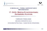 17. GAIA: Makina-Erremintentzako Zenbakizko Kontrolaehu.eus/manufacturing/docencia/965_eu.pdf · 2013. 1. 18. · 17. Gaia: Zenbakizko kontrola 3/16 1. Sarrera Zenbakizko kontrola