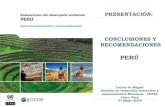 PRESENTACIÓN: CONCLUSIONES Y RECOMENDACIONES...Fuente: SUNASS (2013). Tratamiento de aguas residuales 2012. Introducir un nuevo enfoque basado en la gestión del riesgo de los recursos