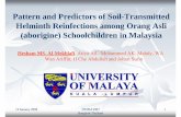 Pattern and Predictors of Soil-Transmitted Helminth Reinfections … · 2008. 4. 1. · STHSTH Resistant to anthelmintics Demography Animals Inadequate Health Care Flies and others