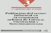 CUADERNOS DEL AUSTRO - FES · ISBN -9978-94-036-7 Serie "Cuadernos del Austro" ISBN -9978-94-039-1 Población del sector Informal en : la economía urbana de Cuenca: