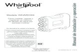 i r Modelo WHAROS5 o - Whirlpool Water Solutions...Fabricado y garantizado por Ecodyne Water Systems 1890 Woodlane Drive Woodbury, MN 55125, EE. UU. Cómo instalar, operar y mantener