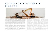 L’INCONTRO DUO - ItaliaTxiki · 2019. 5. 2. · L’INCONTRO DUO Francesca Romana di Nicola harpistak eta Itziar Lujanbio oboe jotzaileak osatzen dute bikotea. Biek Musikeneko Goi