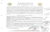Tancoco...contrato, en el Padrón de Contratistas del H. Ayuntamiento de Tancoco, Ver. La inscripción tendrá un costo de $ 2,500.00 (Dos mil quinientos pesos 00/100 M.N.) para personas