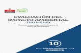 EVALUACIÓN DEL IMPACTO AMBIENTAL · 2019. 3. 11. · Evaluación de impacto ambiental en gobiernos regionales y locales 4.15. Fortalecimiento de capacidades 4.16. Aplicación del