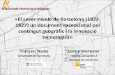 «El Lever-nivelé de Barcelona (1823- 1827) un document … · 1821-1822. 1. Font: elaboració pròpia a partir dels expedients militars conservats al Service historique. de la .